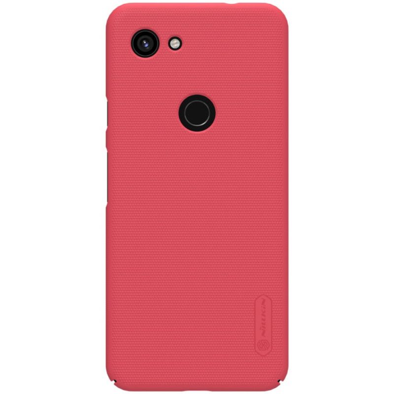 Cover Google Pixel 3A XL Rød Mobilcover Stiv Frostet Nillkin