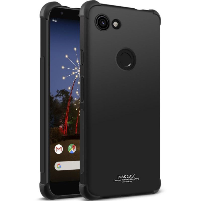 Cover Google Pixel 3A XL Sort Imak Silkeagtig Beskyttelse