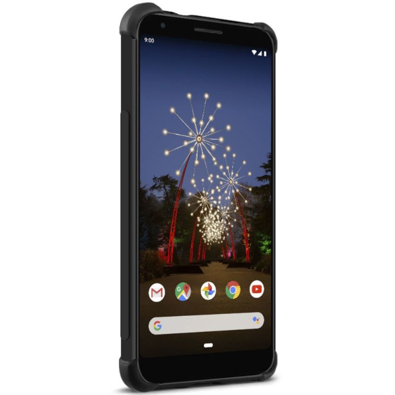 Cover Google Pixel 3A XL Sort Imak Silkeagtig Beskyttelse