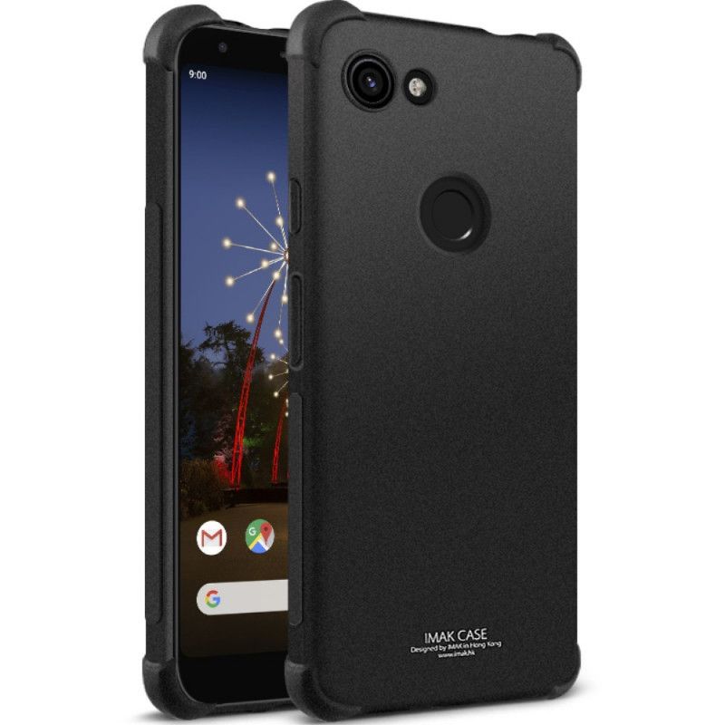 Cover Google Pixel 3A XL Sort Imak Silkeagtig Beskyttelse