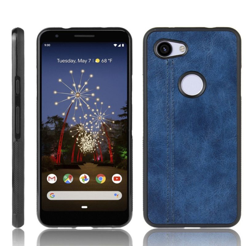 Cover Google Pixel 3A XL Sort Mobilcover Syet Lædereffekt