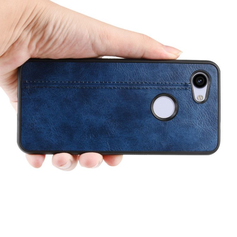 Cover Google Pixel 3A XL Sort Mobilcover Syet Lædereffekt