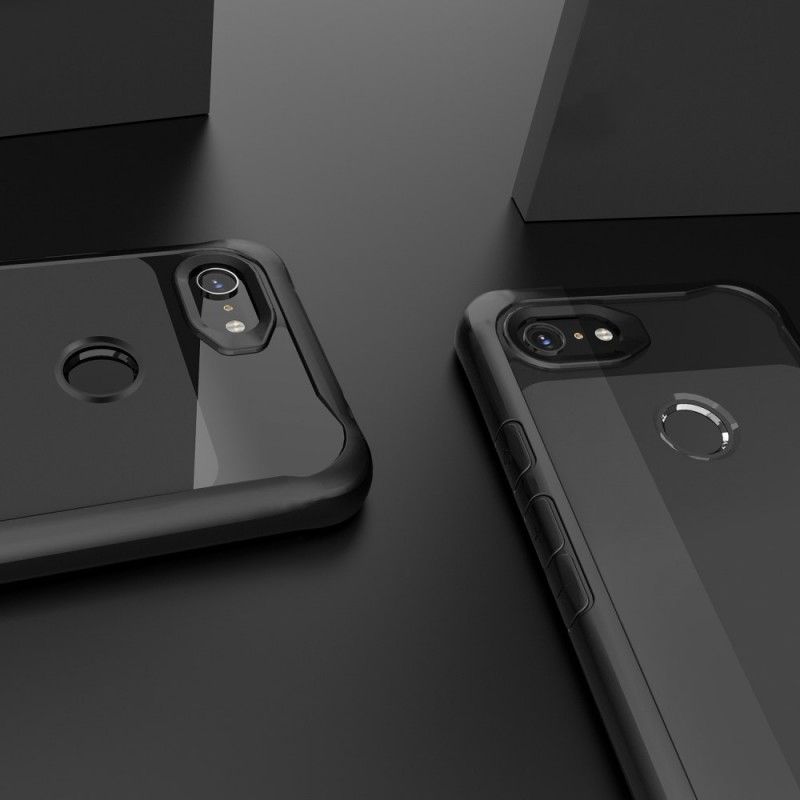 Cover Google Pixel 3A XL Sort Skråkant Hybrid