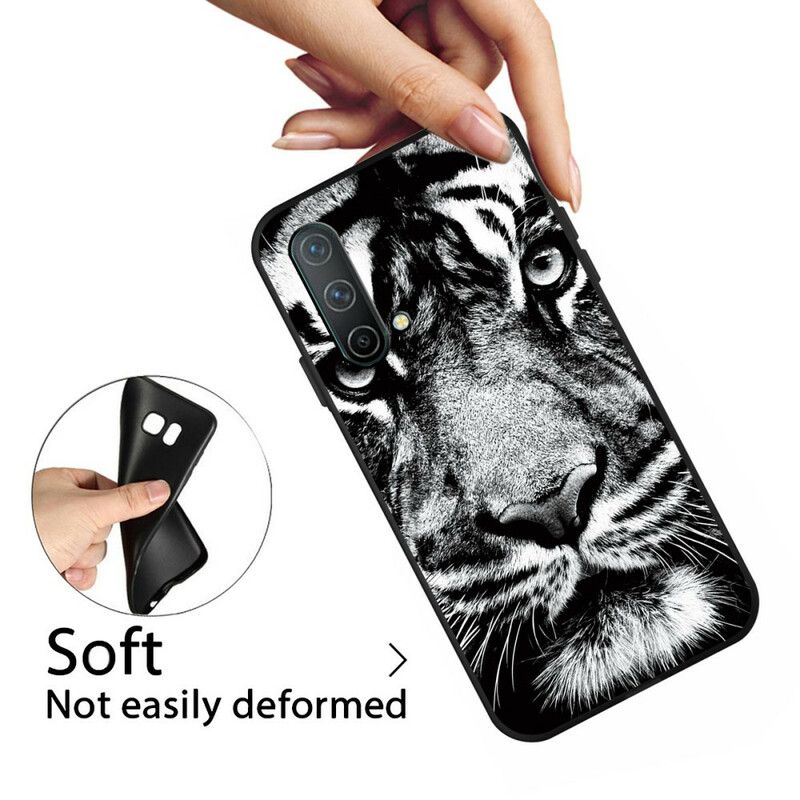 Cover Oneplus Nord Ce 5g Black And White Tiger