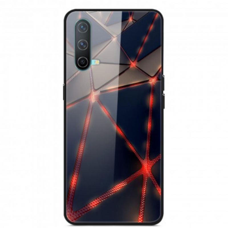 Cover Oneplus Nord Ce 5g Rødt Rayon Hærdet Glas