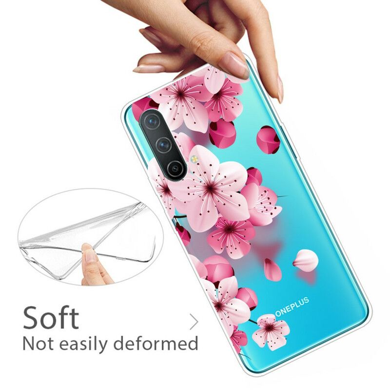 Cover Oneplus Nord Ce 5g Små Lyserøde Blomster