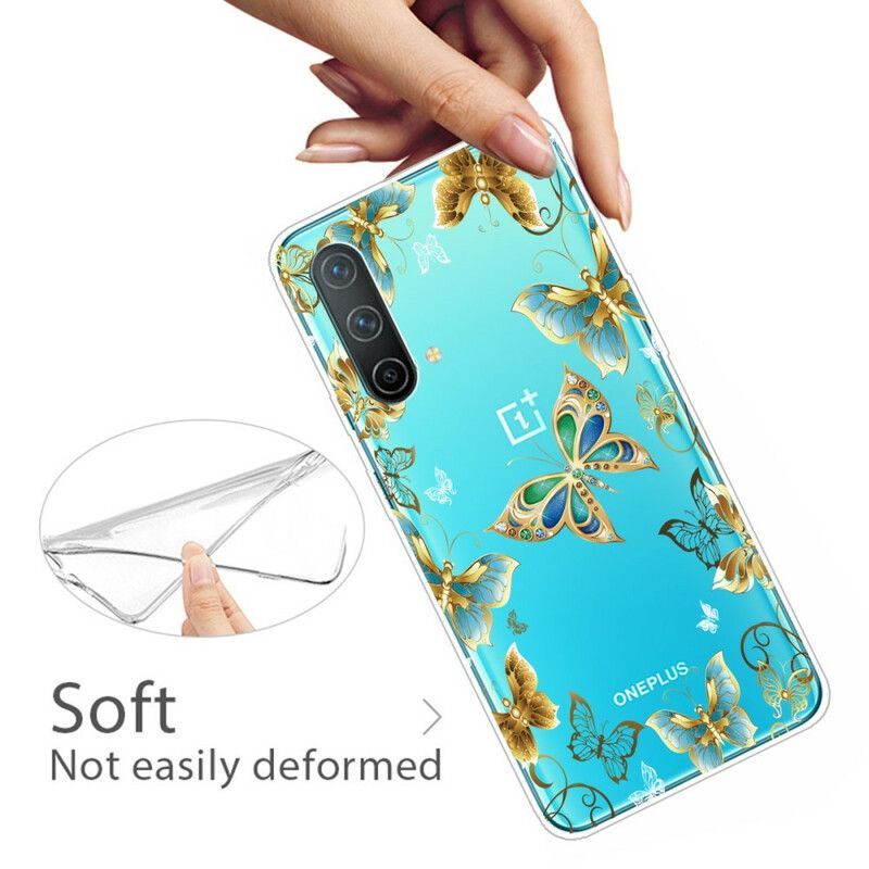 Cover Oneplus Nord Ce 5g Telefon Etui Butterflies Design