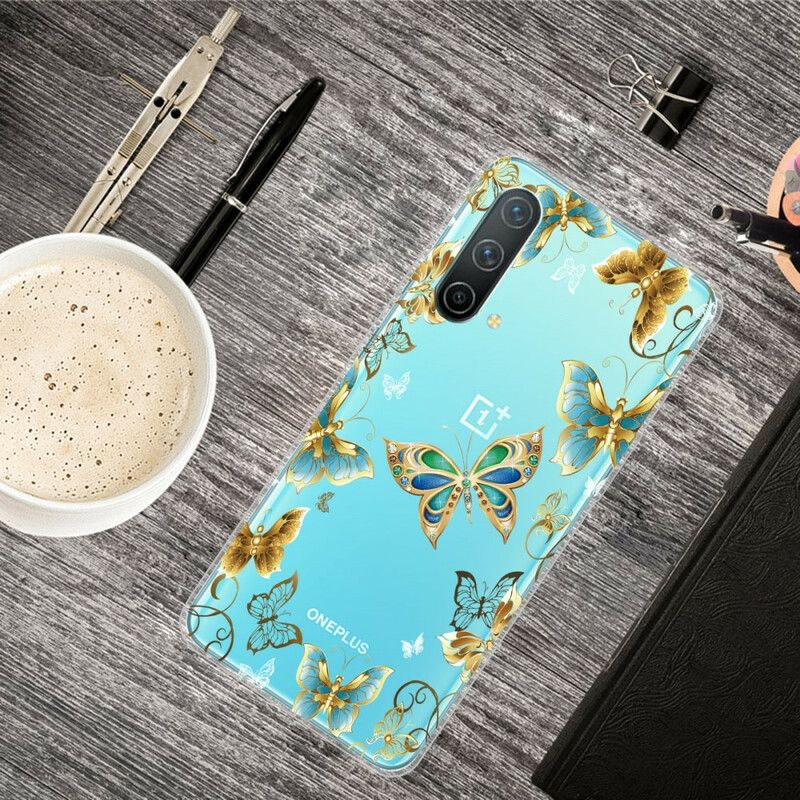 Cover Oneplus Nord Ce 5g Telefon Etui Butterflies Design