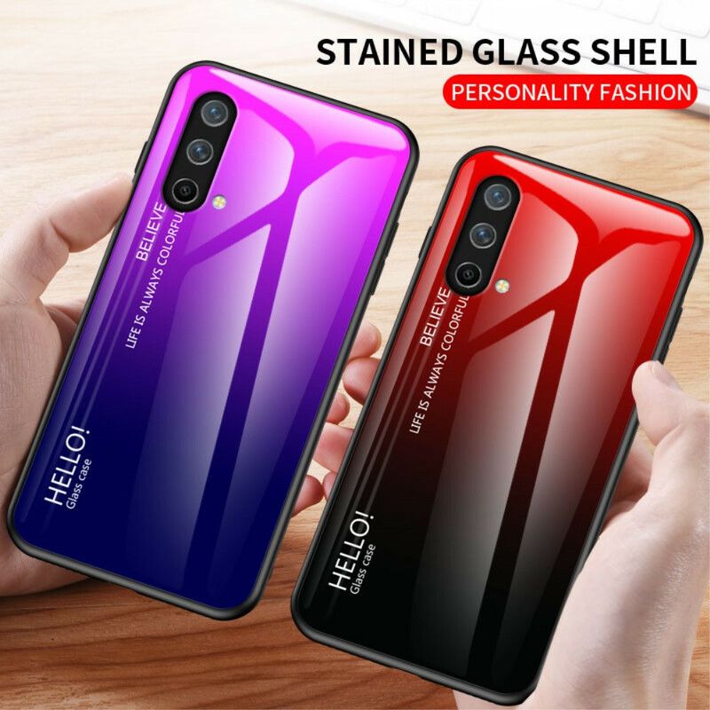 Cover Oneplus Nord Ce 5g Telefon Etui Hærdet Glas Hej