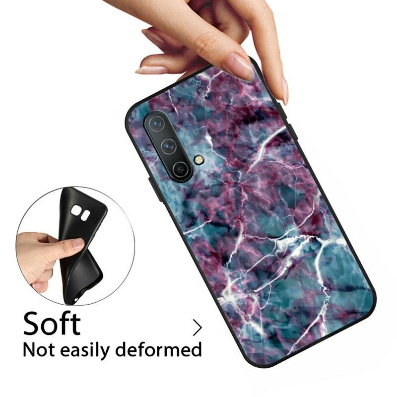 Cover Oneplus Nord Ce 5g Telefon Etui Lilla Marmor