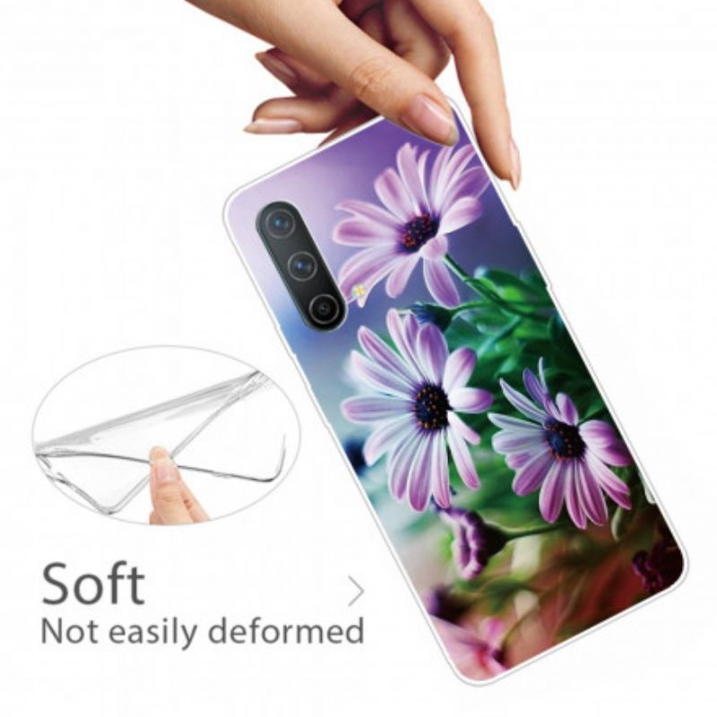 Cover Oneplus Nord Ce 5g Telefon Etui Realistiske Blomster