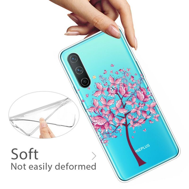 Cover Oneplus Nord Ce 5g Transparent Butterfly Shaft