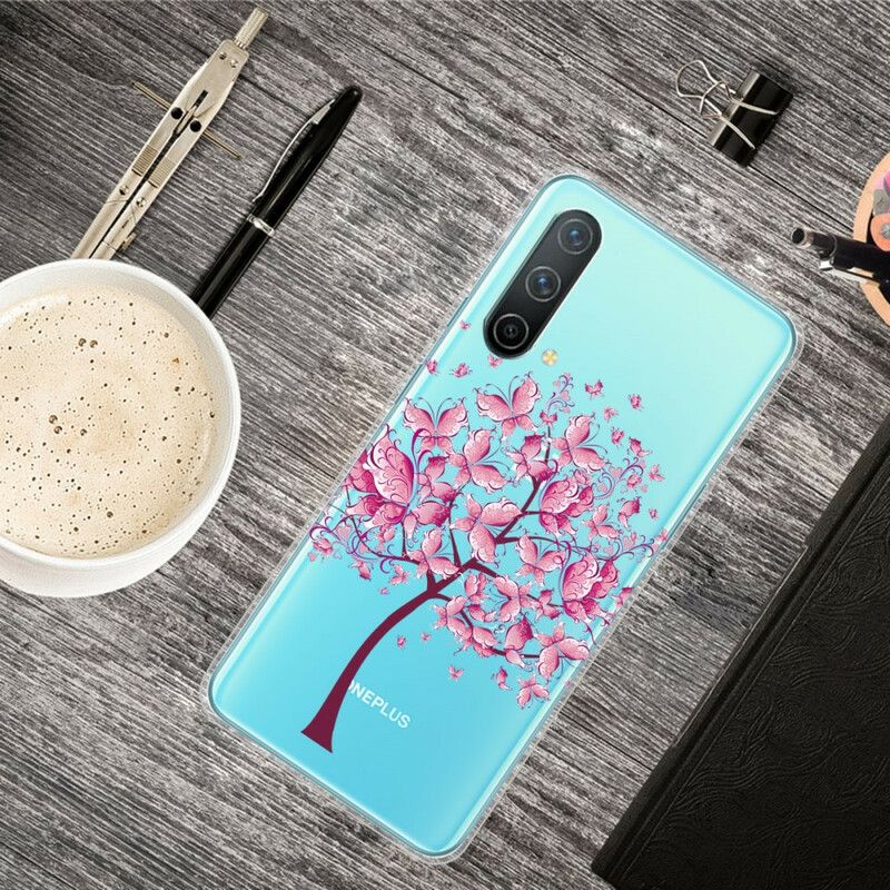 Cover Oneplus Nord Ce 5g Transparent Butterfly Shaft