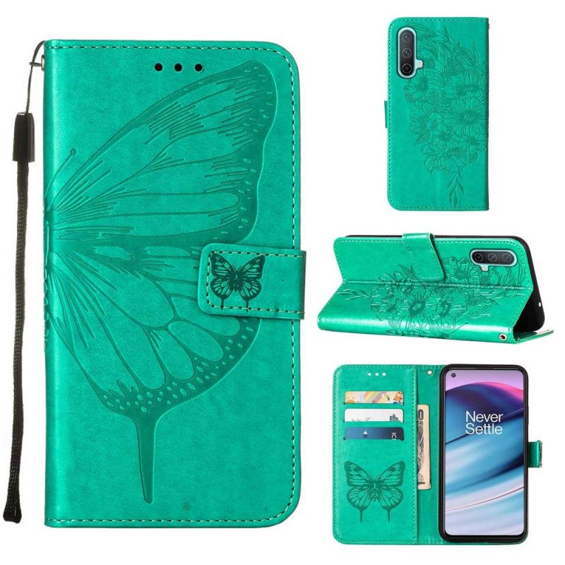 Flip Cover Oneplus Nord Ce 5g Butterfly Design