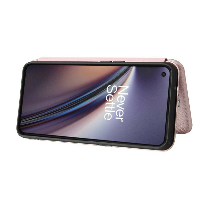 Flip Cover Oneplus Nord Ce 5g Farvet Carbon Silikone