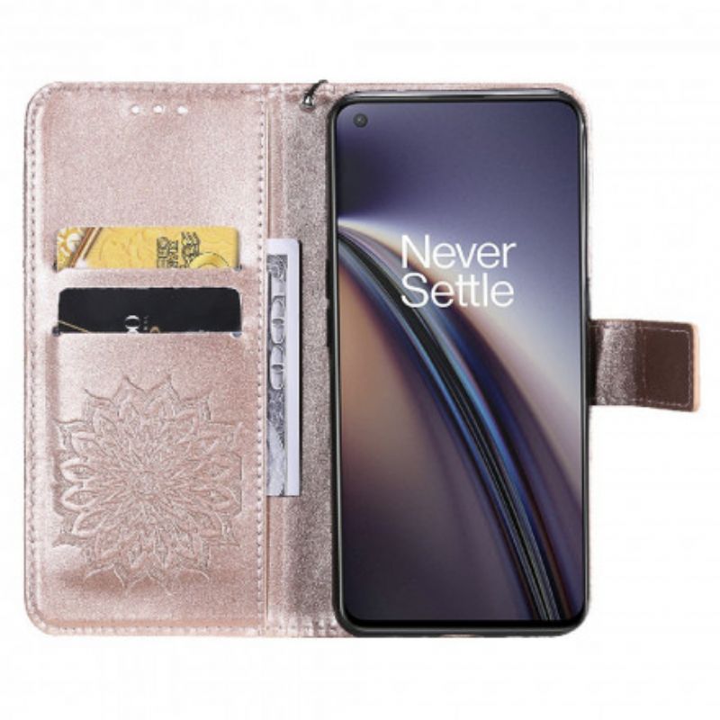 Flip Cover Oneplus Nord Ce 5g Solblomst