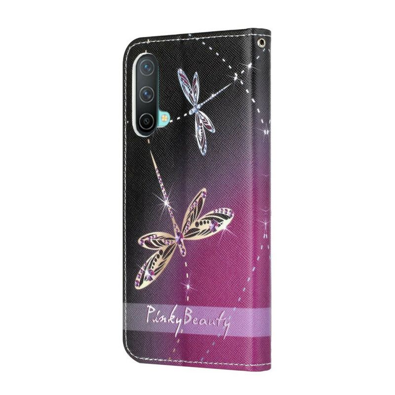 Flip Cover Oneplus Nord Ce 5g Strappy Dragonflies