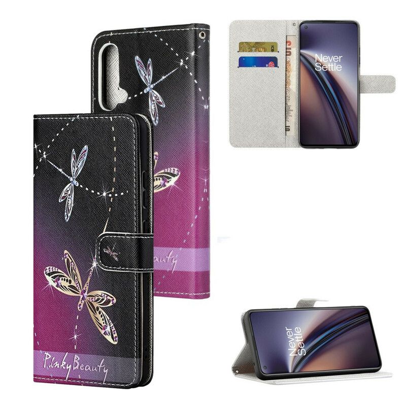 Flip Cover Oneplus Nord Ce 5g Strappy Dragonflies