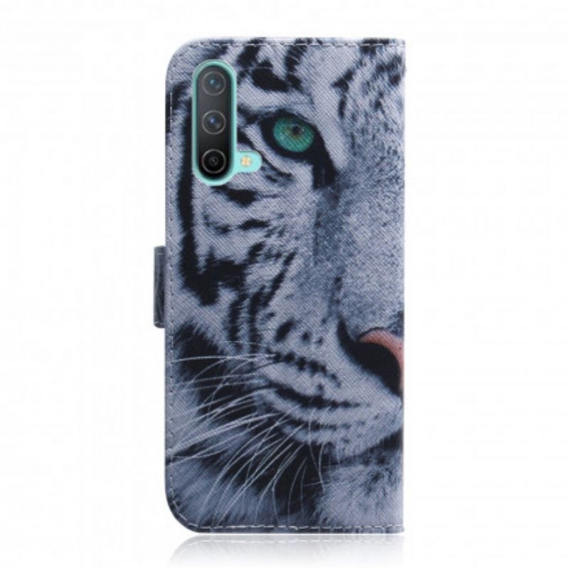 Flip Cover Oneplus Nord Ce 5g Tiger Face