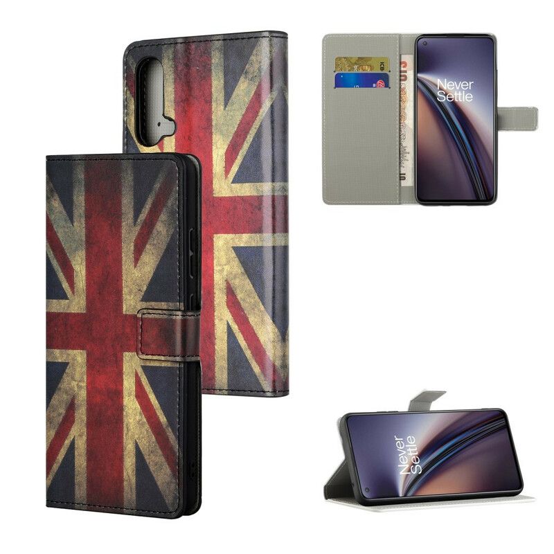 Flip Cover Til Oneplus Nord Ce 5g Flag England