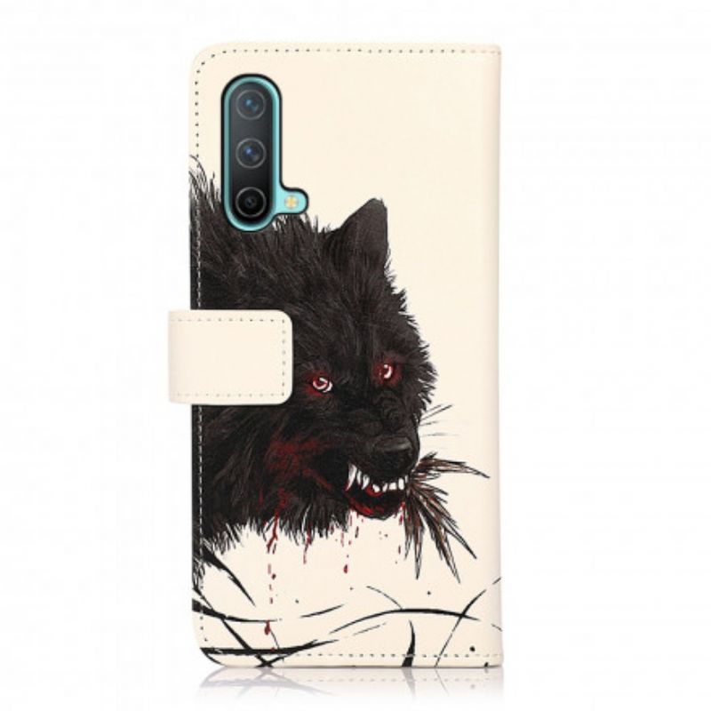 Flip Cover Til Oneplus Nord Ce 5g Hungry Wolf