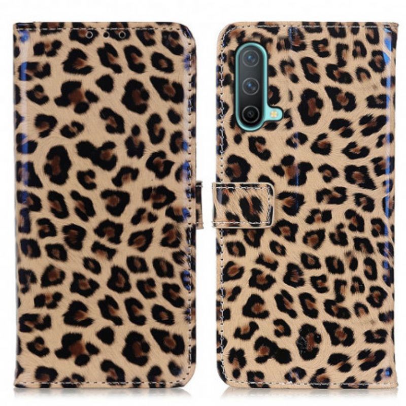 Flip Cover Til Oneplus Nord Ce 5g Leopard