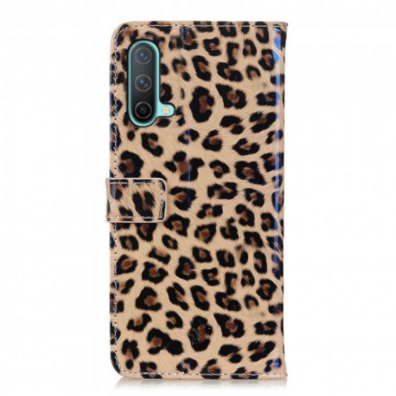 Flip Cover Til Oneplus Nord Ce 5g Leopard