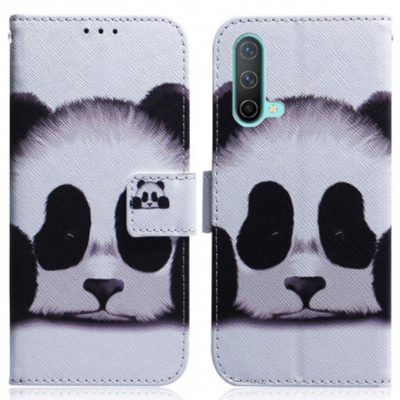 Flip Cover Til Oneplus Nord Ce 5g Panda Face