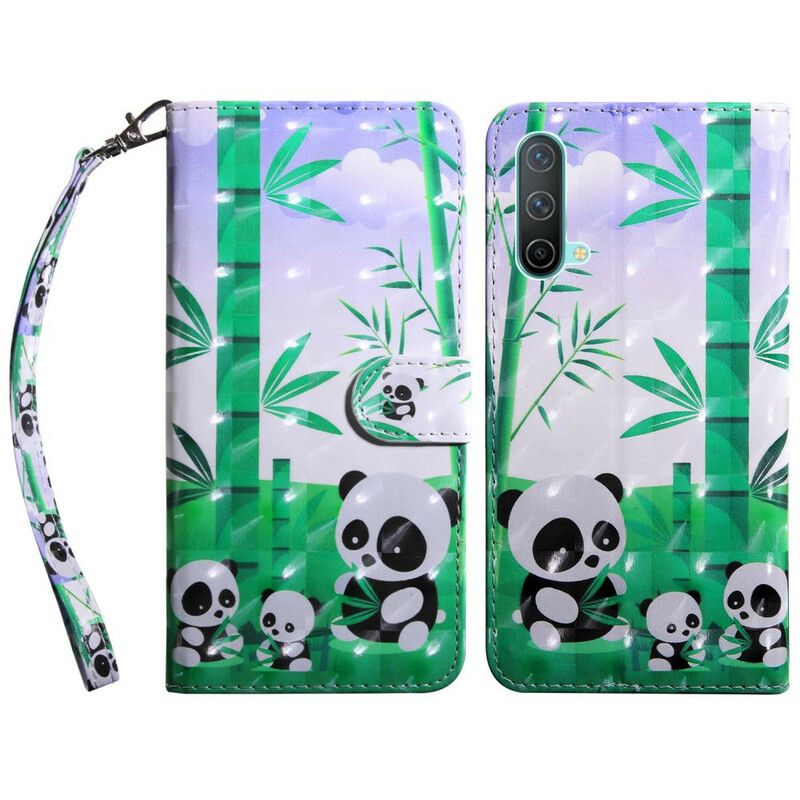 Flip Cover Til Oneplus Nord Ce 5g Panda Family