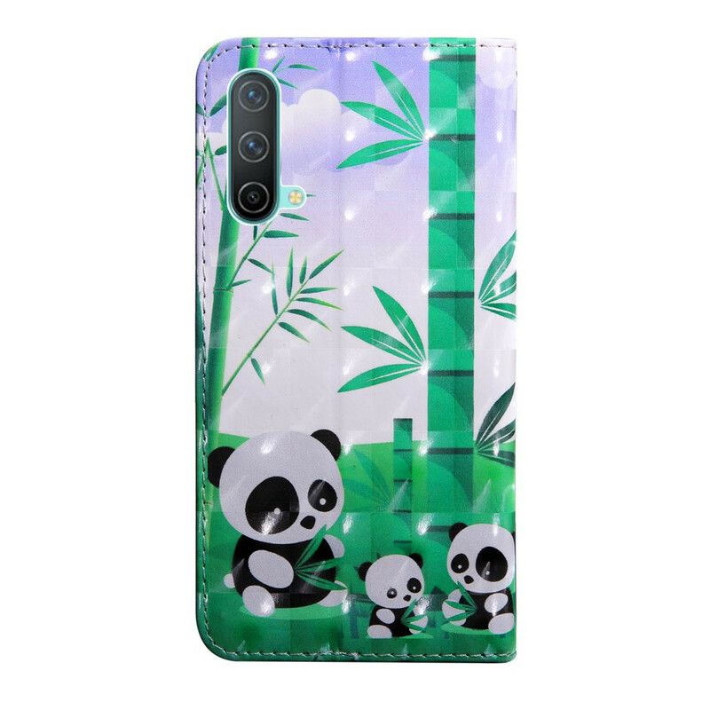 Flip Cover Til Oneplus Nord Ce 5g Panda Family