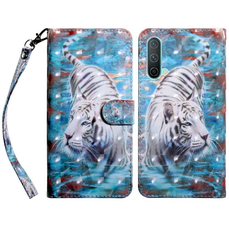 Flip Cover Til Oneplus Nord Ce 5g Tiger In The Water