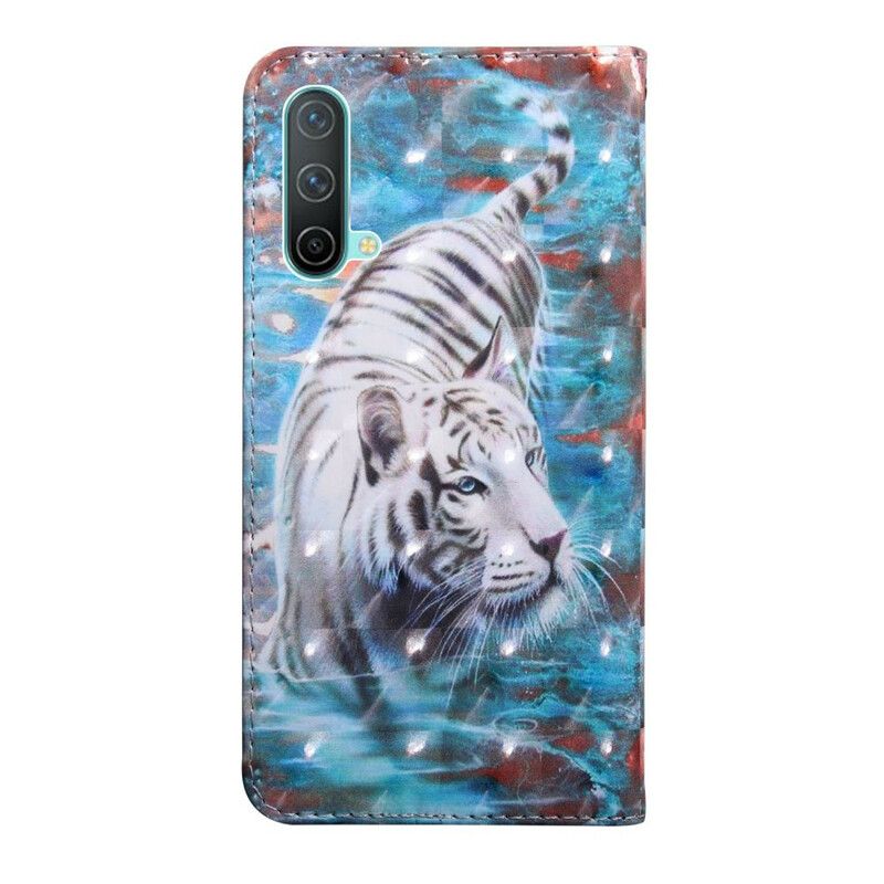 Flip Cover Til Oneplus Nord Ce 5g Tiger In The Water