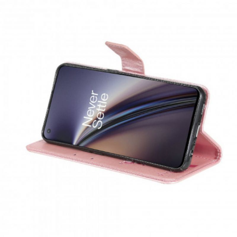 Flip Cover Til Oneplus Nord Ce 5g Tree And Thong Cat