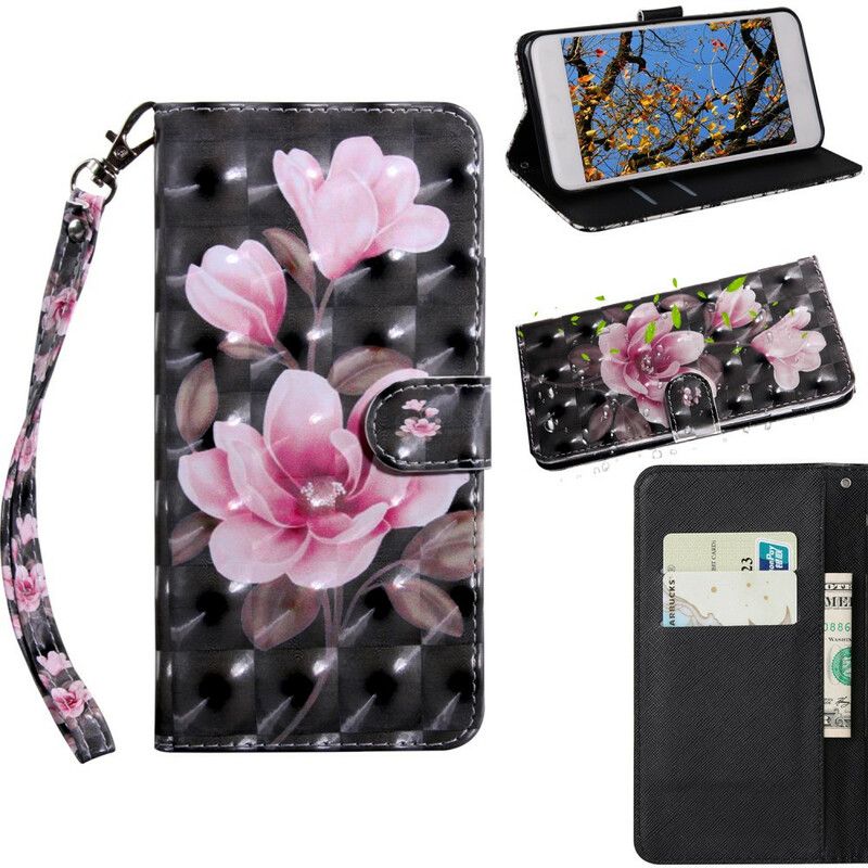 Læder Cover Oneplus Nord Ce 5g Telefon Etui Blossom Flowers