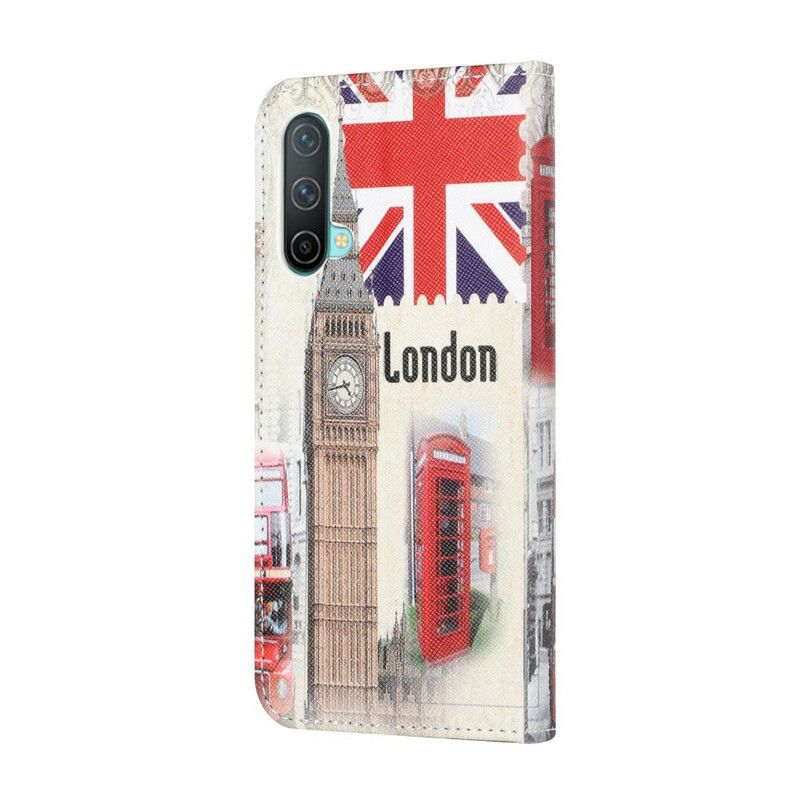 Læder Cover Oneplus Nord Ce 5g Telefon Etui London Life