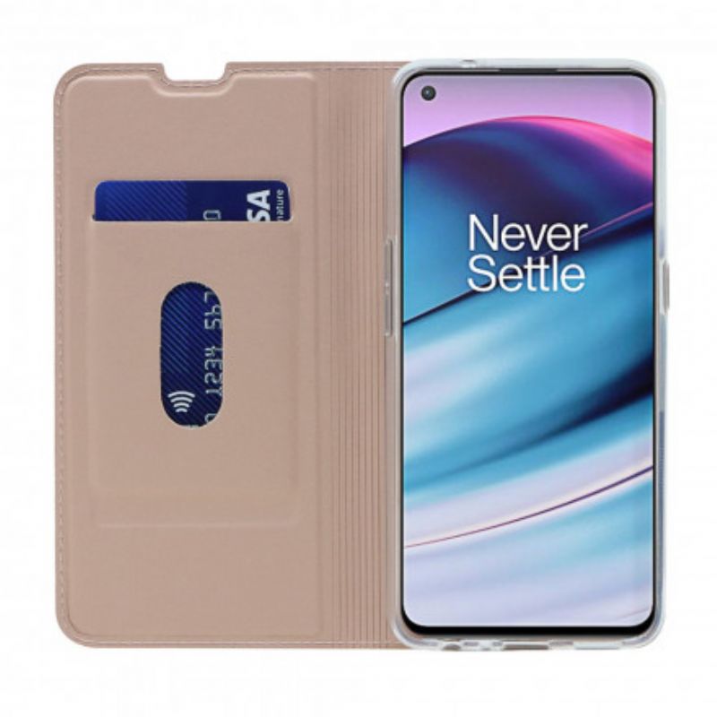 Læder Cover Oneplus Nord Ce 5g Telefon Etui Magnetisk Lås