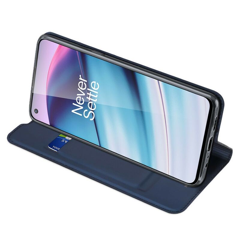 Læder Cover Oneplus Nord Ce 5g Telefon Etui Skin Pro Dux Ducis