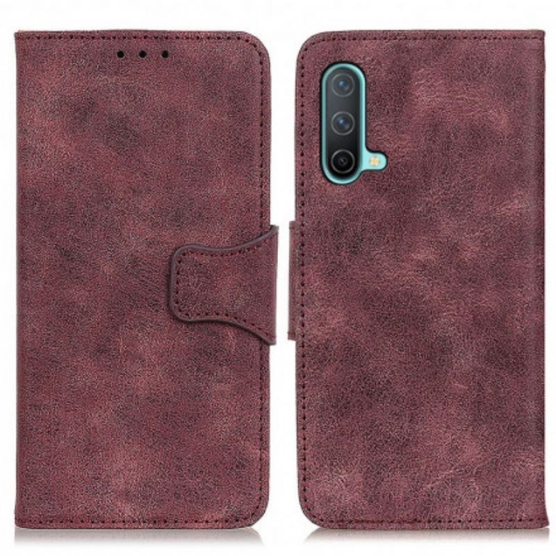 Læder Cover Oneplus Nord Ce 5g Telefon Etui Vintage Split Læder