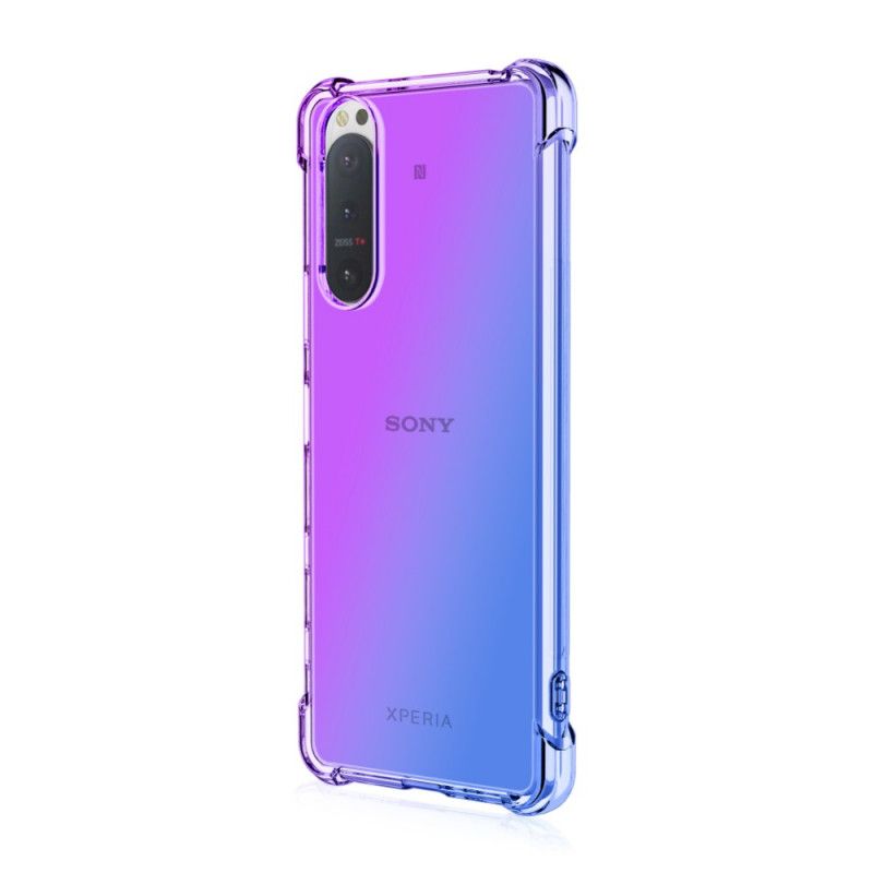 Cover for Sony Xperia 5 II Pink Gradientfarve