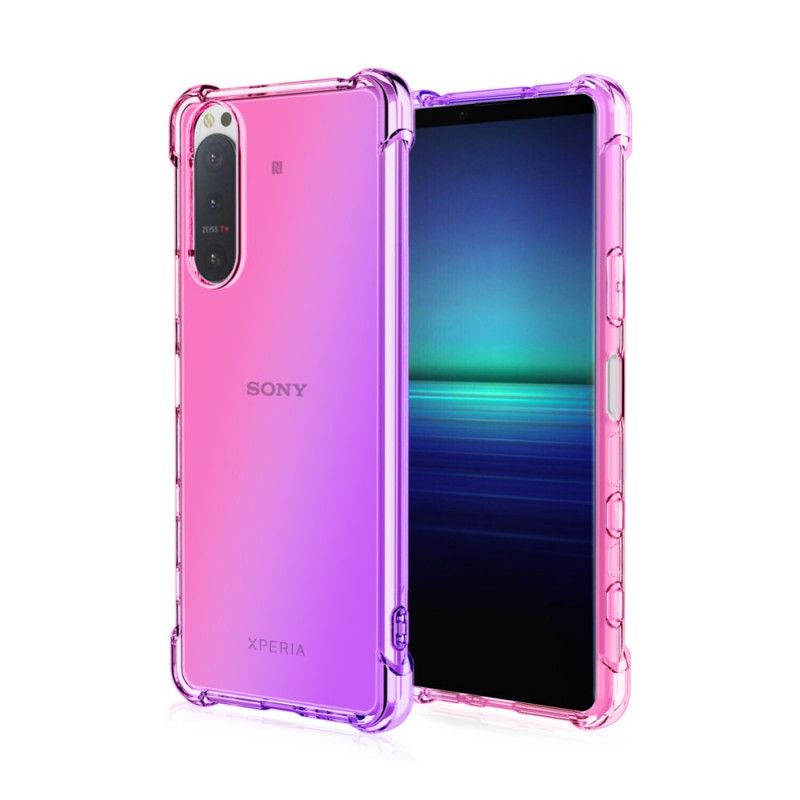 Cover for Sony Xperia 5 II Pink Gradientfarve