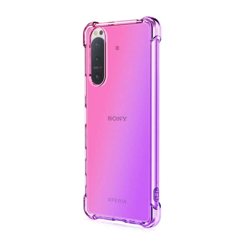 Cover for Sony Xperia 5 II Pink Gradientfarve