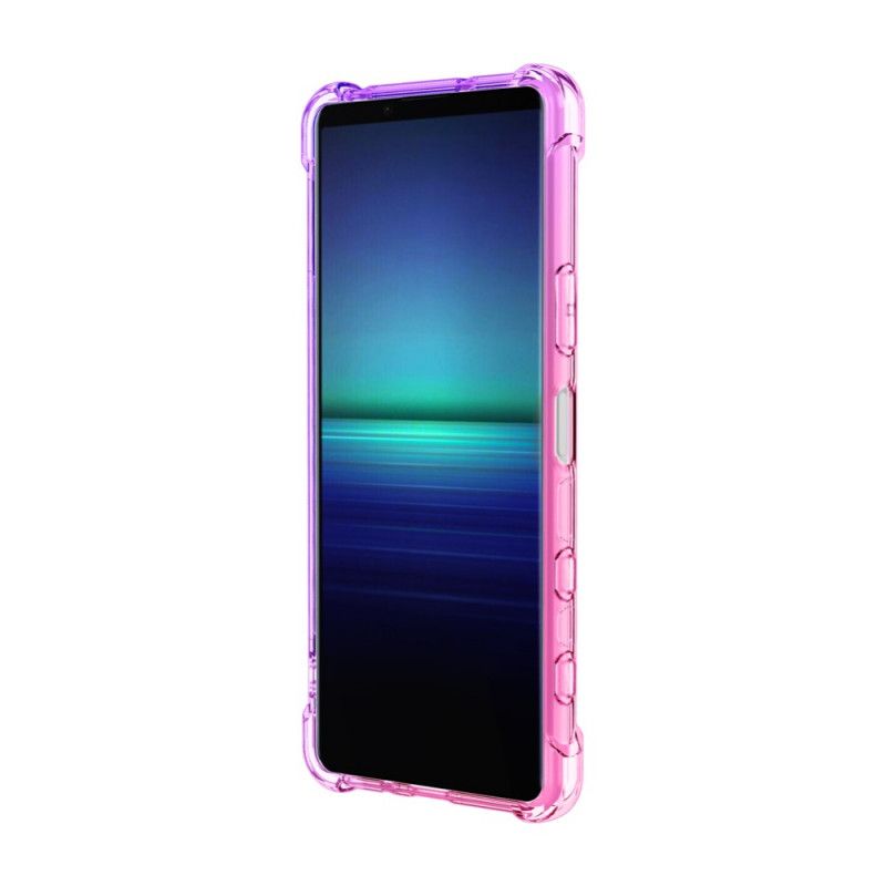 Cover for Sony Xperia 5 II Pink Gradientfarve