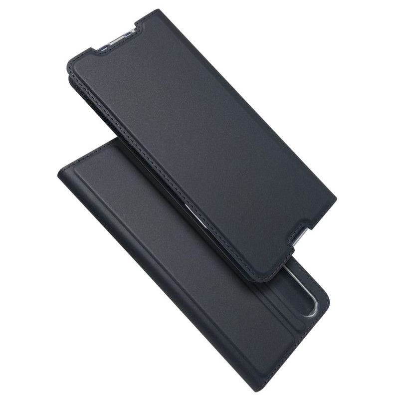 Læder Cover for Sony Xperia 5 II Sort Magnetisk Lås