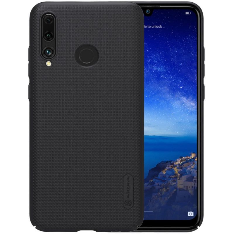 Cover Huawei P Smart Plus 2019 Rød Stiv Frostet Nillkin