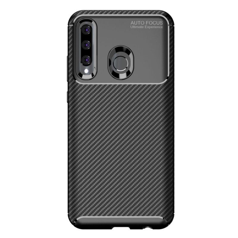 Cover Huawei P Smart Plus 2019 Sort Fleksibel Kulfibertekstur