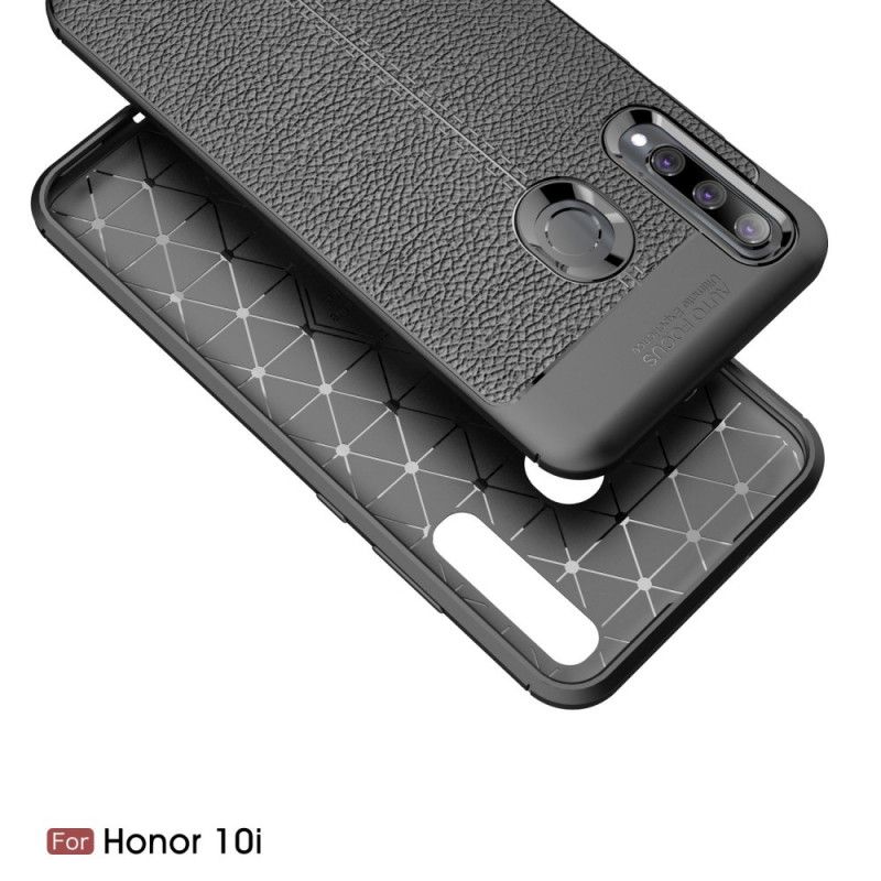 Cover Huawei P Smart Plus 2019 Sort Lychee-Lædereffekt Original