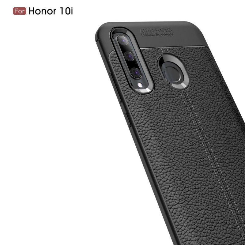 Cover Huawei P Smart Plus 2019 Sort Lychee-Lædereffekt Original