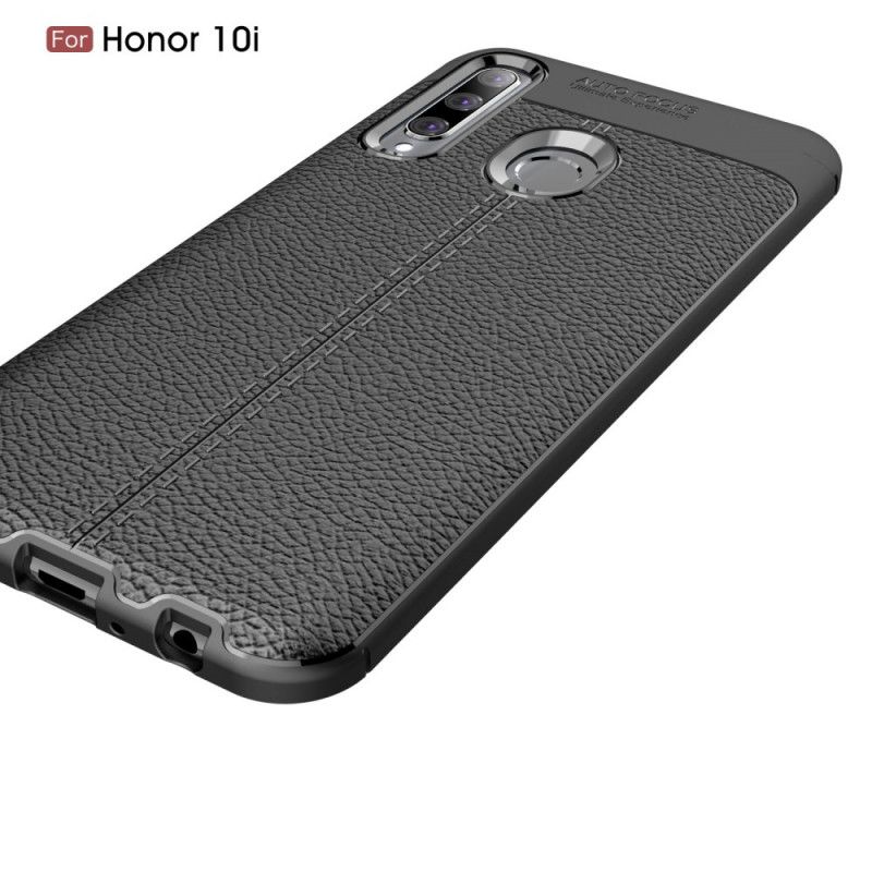 Cover Huawei P Smart Plus 2019 Sort Lychee-Lædereffekt Original