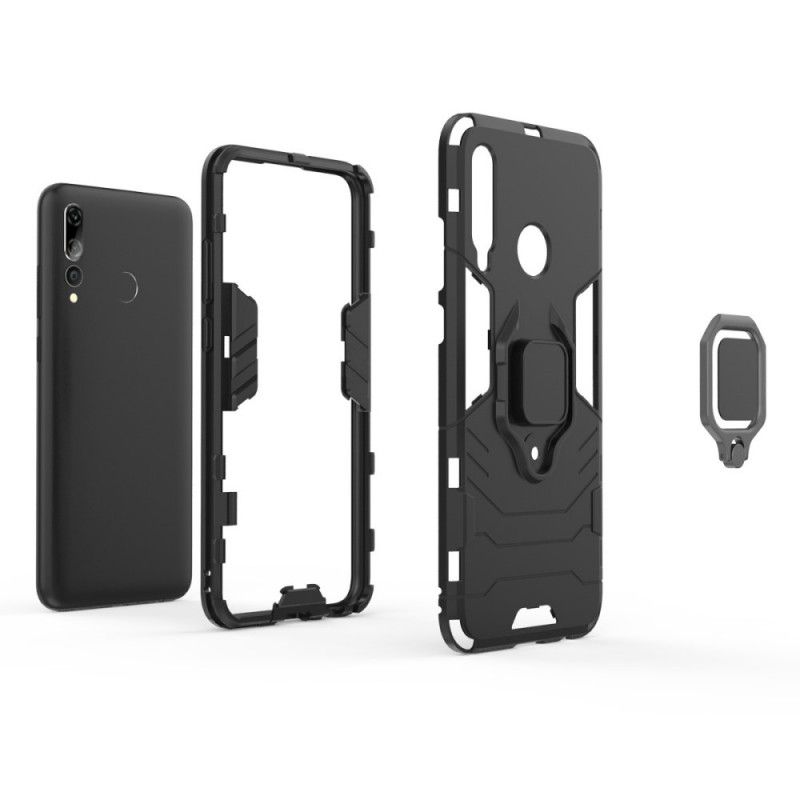 Cover Huawei P Smart Plus 2019 Sort Resistent Ring