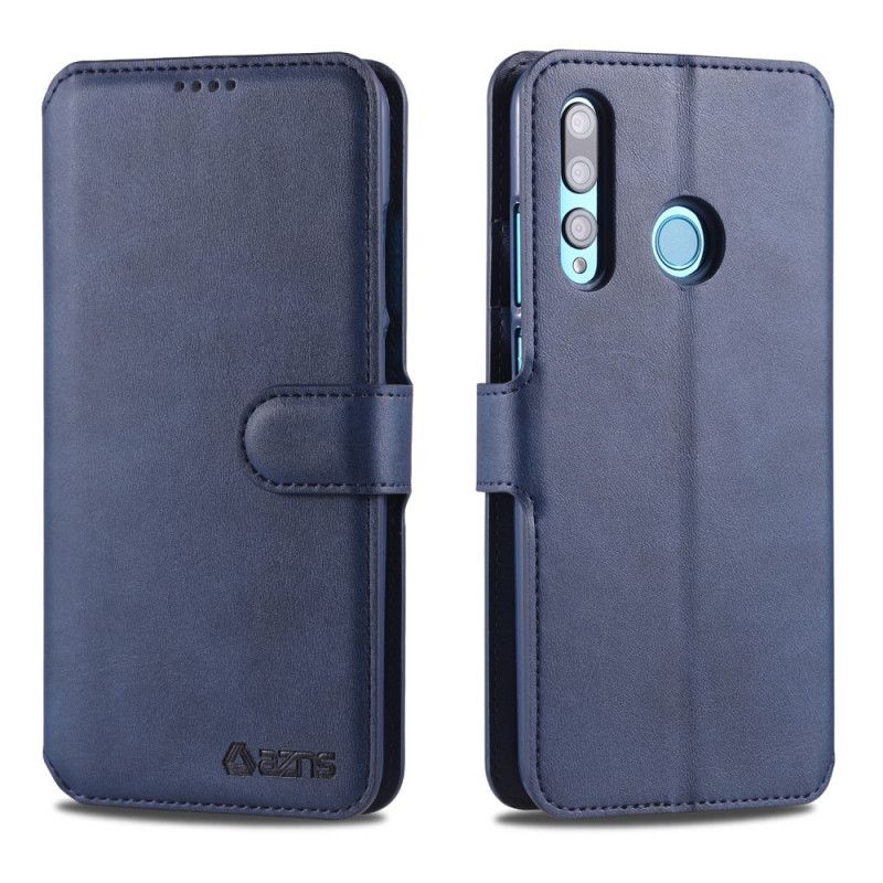 Flip Cover Huawei P Smart Plus 2019 Rød Mobilcover Azns Læder Effekt